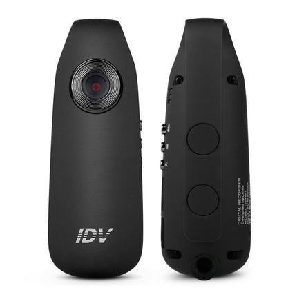 IDV 007 HD 1080P Clip Design Law Enforcement Recorder Portable Mini Monitoring Recorder, Support Motion Detection & TF Card (Max 128GB)
