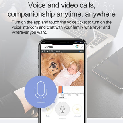 SECTEC IL-HIP291G-2M-AI Black Camera Indoor Home Wireless Wifi Intelligent Automatic Tracking HD Network Surveillance Camera