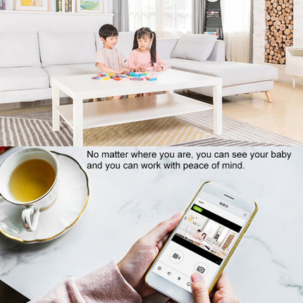 CAMSOY S8 HD 1280 x 720P 140 Degree Wide Angle Wireless WiFi Intelligent Surveillance Camera, Support Photosensitive Automatic Right Vision & Motion Detection & Loop Recording