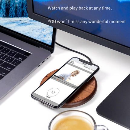 CAMSOY S8 HD 1280 x 720P 140 Degree Wide Angle Wireless WiFi Intelligent Surveillance Camera, Support Photosensitive Automatic Right Vision & Motion Detection & Loop Recording