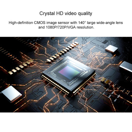 CAMSOY S8 HD 1280 x 720P 140 Degree Wide Angle Wireless WiFi Intelligent Surveillance Camera, Support Photosensitive Automatic Right Vision & Motion Detection & Loop Recording