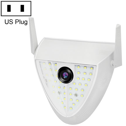 DP16 2.0 Megapixel 42 LEDs Garden Light Smart Camera, Support Motion Detection / Night Vision / Voice Intercom / TF Card, AU Plug