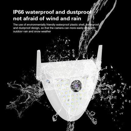 DP16 2.0 Megapixel 42 LEDs Garden Light Smart Camera, Support Motion Detection / Night Vision / Voice Intercom / TF Card, AU Plug