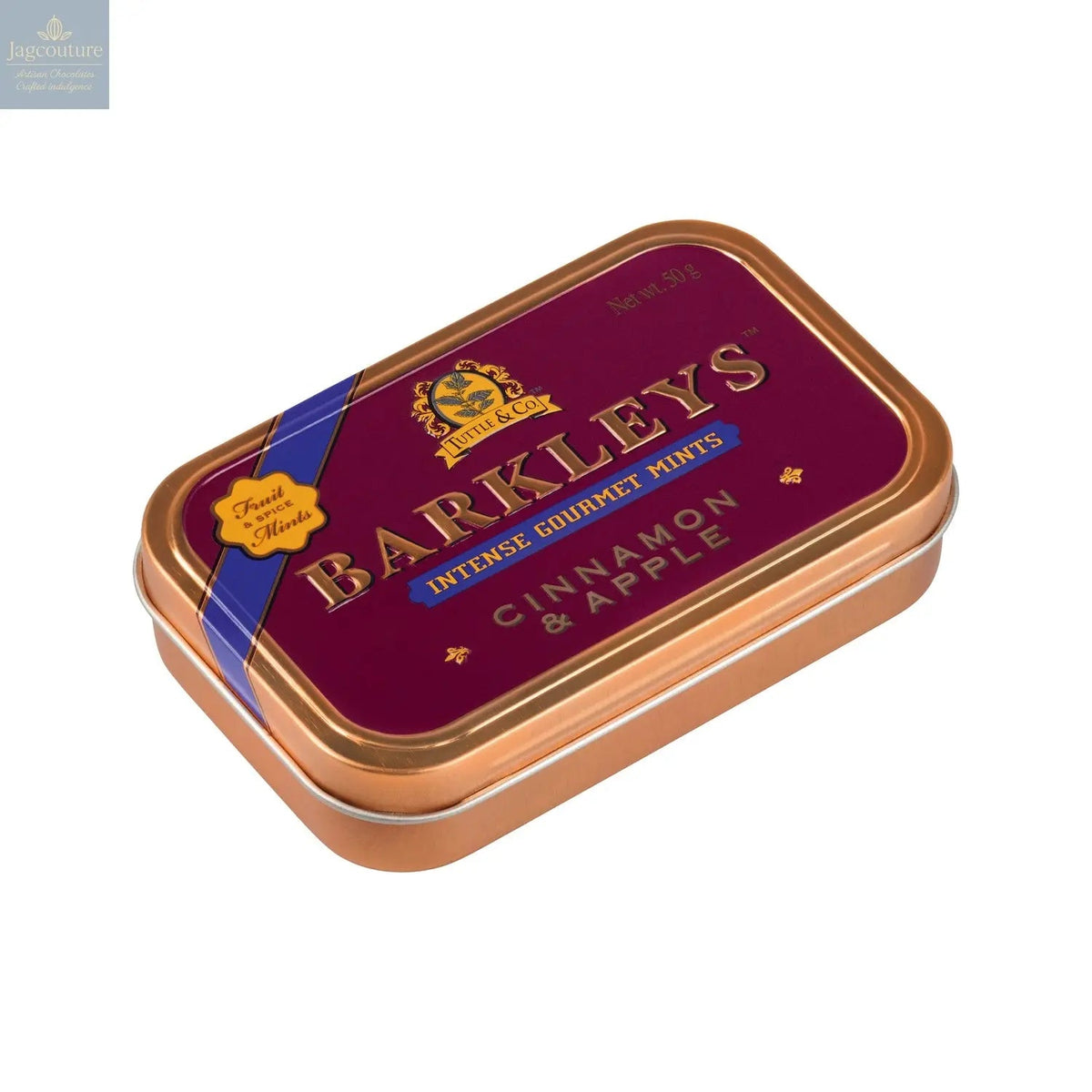 Barkleys gourmet cinnamon & apple mints in luxury tin