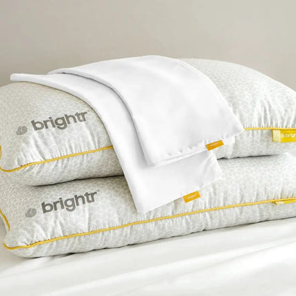 Brightr® Stella pillow & Copper pillowcase bundle