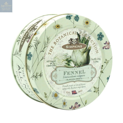 Botanical tin of fennel flavour travel sweets