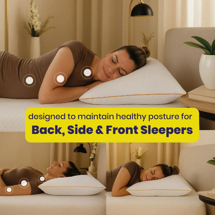 Brightr® Stella Hybrid Neck Support pillow