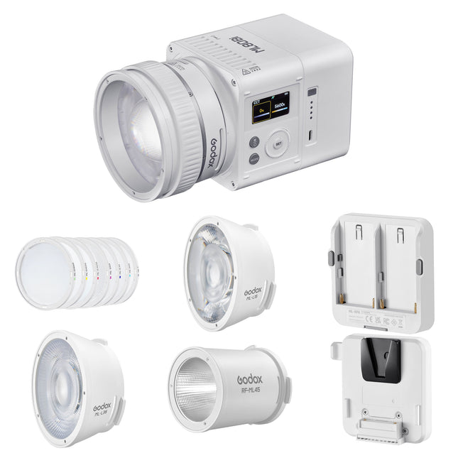 ML80Bi Bi-colour LED Video Light Compact Complete Kit