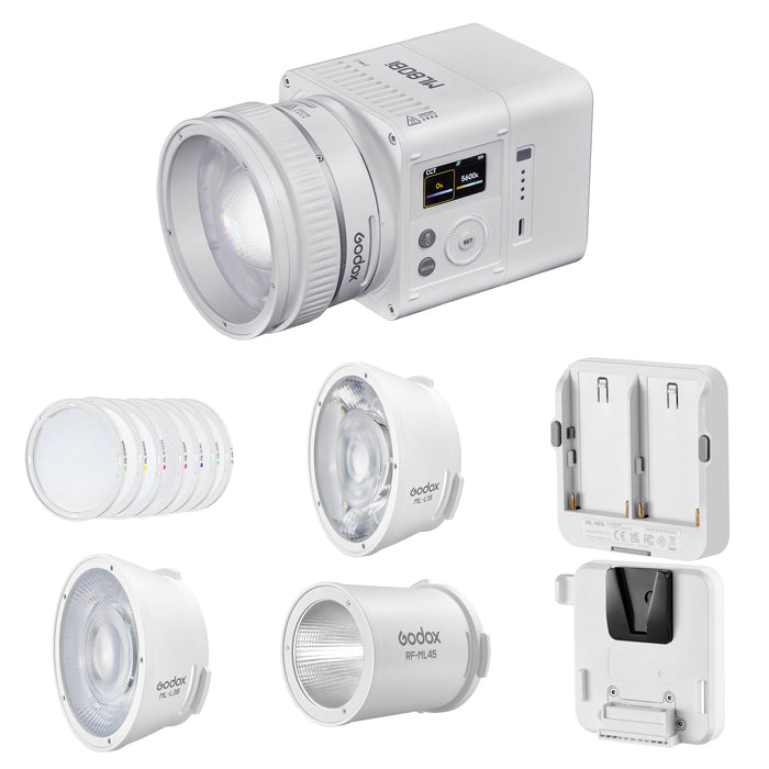 ML80Bi Bi-colour LED Video Light Compact Complete Kit