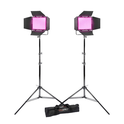 Litemons LP400R RGB LED Continuous Lighting Panel Twin Kit