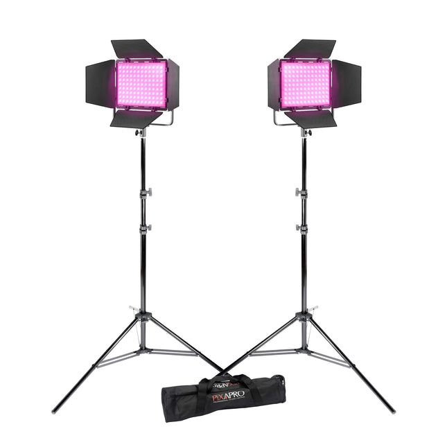Litemons LP400R RGB LED Continuous Lighting Panel Twin Kit