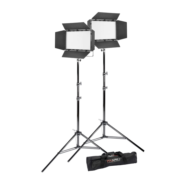 Litemons LP1200BI Powerful Bi-Colour LED Continuous Twin Lighting Kit