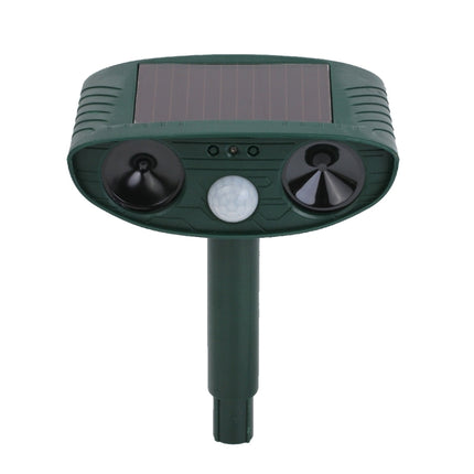 Powerful Ultrasonic Solar-powered Animal Repeller With PIR Sensor & Light Sensor
