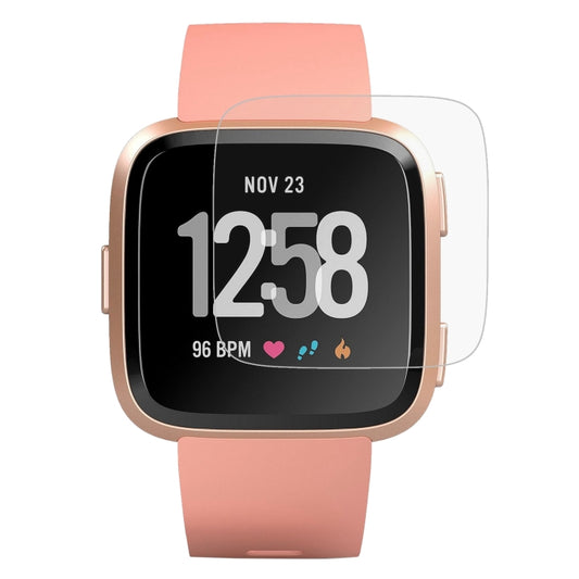 ENKAY Hat-Prince for  Fitbit Versa  0.2mm 9H Surface Hardness 2.15D Curved Edge Tempered Glass Screen Protector, CA0074A, CA0074B