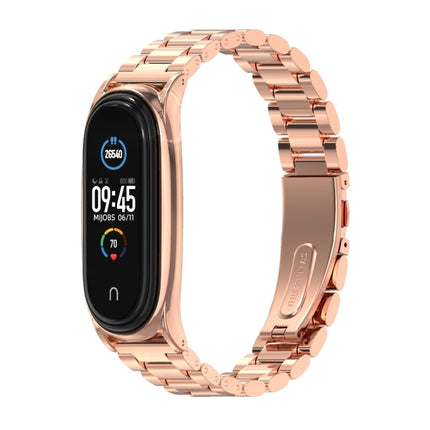 Correa de reloj de acero inoxidable Mijobs para Xiaomi Mi Band 3, 4, 5 y 6