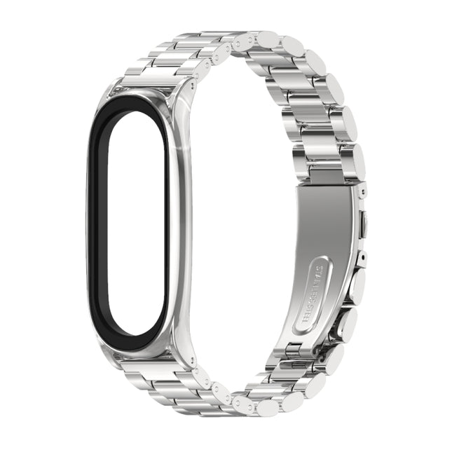 Mijobs Stainless Steel Metal Watch Band for Xiaomi Mi Band 5 & 6