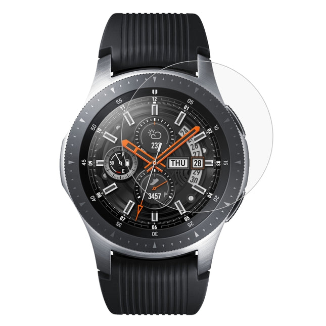 ENKAY Hat-Prince 0.2mm 9H 2.15D Curved Edge Tempered Glass Film for Galaxy Watch 46mm, 2 PCS Tempered Glass/46mm, Tempered Glass/46mm