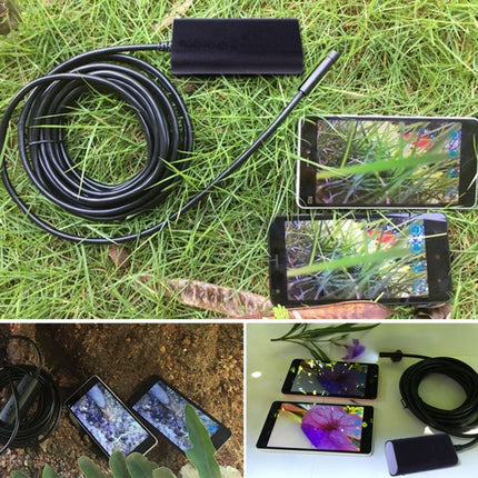 1.0MP HD Camera 30m Wireless Distance Metal WiFi Box Waterproof IPX67 Endoscope Snake Tube Inspection Camera with 6 LED for Android & iOS, Length: 1m, Lens Diameter: 9mm, Length: 1m