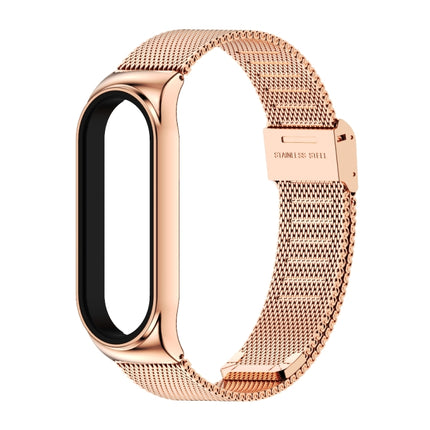 Mijobs Milan CS Screwless Buckle Metal Watch Band Case for Xiaomi Mi Band 3 & 4 & 5 & 6, Host not Included