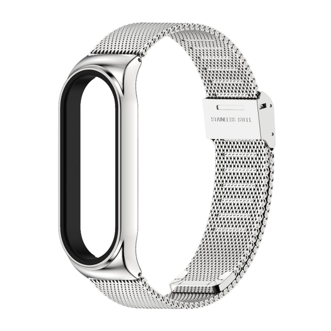Mijobs Milan CS Screwless Buckle Metal Watch Band Case for Xiaomi Mi Band 3 & 4 & 5 & 6, Host not Included