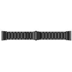 Three Beads Slingshot Buckle Solid Stainless Steel Watch Band for Fitbit Charge 3