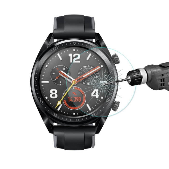 ENKAY Hat-Prince 0.2mm 9H 2.15D Curved Edge Tempered Glass Film for Huawei Watch GT 46mm, Huawei Watch GT