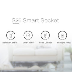 Sonoff S26 WiFi Smart Power Plug Socket Wireless Remote Control Timer Power Switch, Compatible with Alexa and Google Home, Support iOS and Android, AU Plug, S26I(AU)