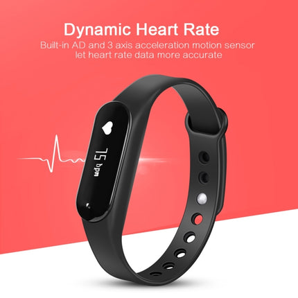 CHIGU C6 0.69 inch OLED Display Bluetooth Smart Bracelet, Support Heart Rate Monitor / Pedometer / Calls Remind / Sleep Monitor / Sedentary Reminder / Alarm / Anti-lost, Compatible with Android and iOS Phones, CHIGU C6 Black, CHIGU C6 Orange           ...