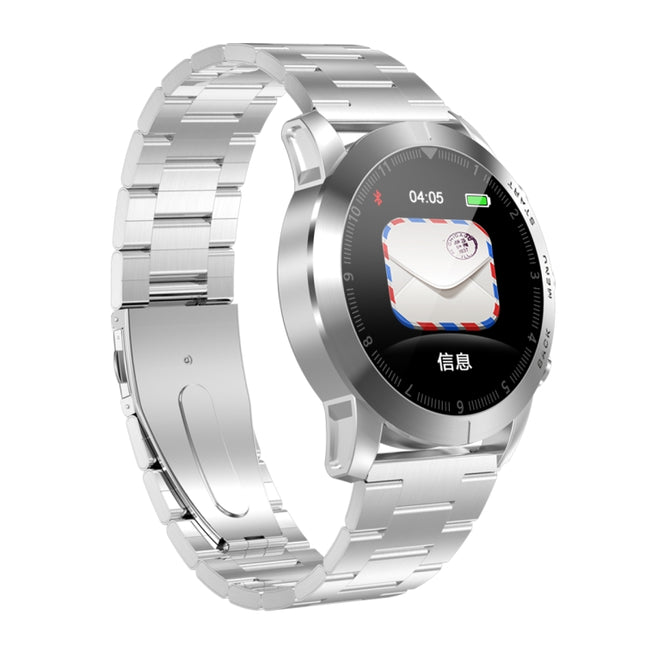 DTNO.1 S10 1.3 inches TFT Color Screen Smart Bracelet IP68 Waterproof, Steel Watchband, Support Call Reminder /Heart Rate Monitoring /Sleep Monitoring /Multi-sport Mode