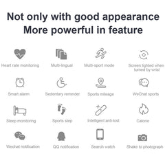 DK02 1.3 inches IPS Color Screen Smart Bracelet IP67 Waterproof, Support Call Reminder /Heart Rate Monitoring /Sleep Monitoring / Sedentary Reminder