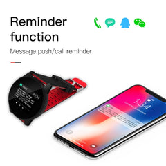 KY108 1.3 inches 240x240 Resolution Smart Bracelet IP67 Waterproof, Support Call Reminder /Heart Rate Monitoring /Sleep Monitoring /Blood Pressure Monitoring /Blood Oxygen Monitoring