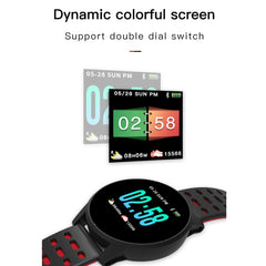 KY108 1.3 inches 240x240 Resolution Smart Bracelet IP67 Waterproof, Support Call Reminder /Heart Rate Monitoring /Sleep Monitoring /Blood Pressure Monitoring /Blood Oxygen Monitoring