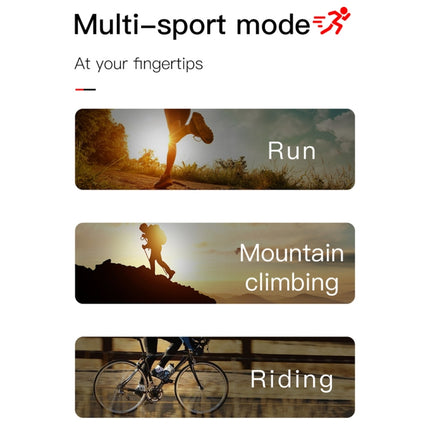 KY108 1.3 inches 240x240 Resolution Smart Bracelet IP67 Waterproof, Support Call Reminder /Heart Rate Monitoring /Sleep Monitoring /Blood Pressure Monitoring /Blood Oxygen Monitoring