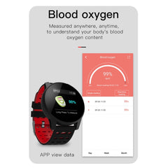 KY108 1.3 inches 240x240 Resolution Smart Bracelet IP67 Waterproof, Support Call Reminder /Heart Rate Monitoring /Sleep Monitoring /Blood Pressure Monitoring /Blood Oxygen Monitoring