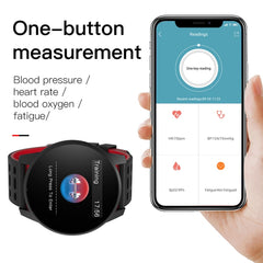 KY108 1.3 inches 240x240 Resolution Smart Bracelet IP67 Waterproof, Support Call Reminder /Heart Rate Monitoring /Sleep Monitoring /Blood Pressure Monitoring /Blood Oxygen Monitoring