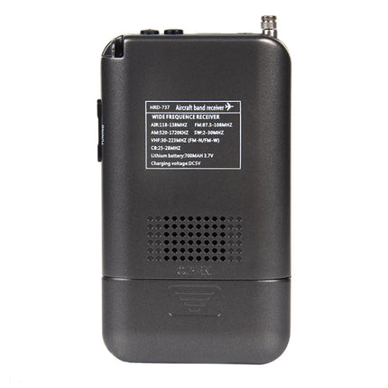 HRD-737 Portable Aircraft Band Radio Wide Frequency Receiver