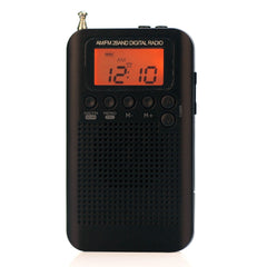 HRD-104 Mini Portable FM + AM Two Band Radio with Loudspeaker