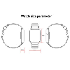 SMA-F1 1.3 inch TFT Full Touch Screen IP68 Waterproof Smart Sports Watch, Support Dynamic Heart Rate & Blood Pressure & Sleep Detection / Bluetooth / Alarm Clock / Photo Control
