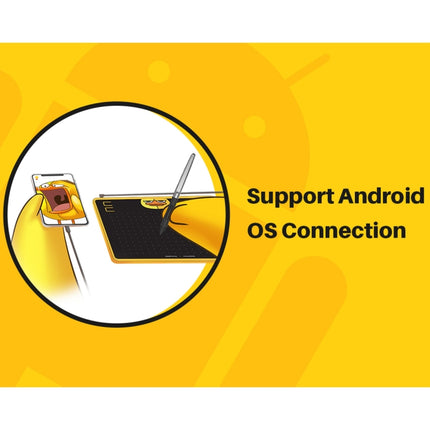 HUION HS64 Chips Special Edition 5080 LPI Art Drawing Tablet with Battery-free Pen for Fun