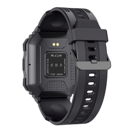 KR06 wasserdichte Sport-Smartwatch mit Schrittzähler, unterstützt Herzfrequenz-/Blutdrucküberwachung/BT-Anrufe