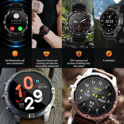HAMTOD GT45 1.6 inch Waterproof Smart Watch, Support Bluetooth Call / Heart Rate / Blood Oxygen Monitoring