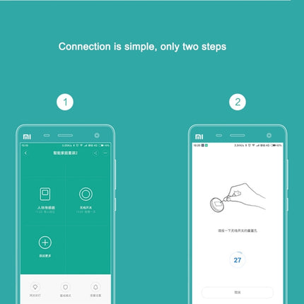 Original Xiaomi Mijia Intelligent Mini Wireless Switch for Xiaomi Smart Home Suite Devices,,with the Xiaomi Multifunctional Gateway Use (CA1001)