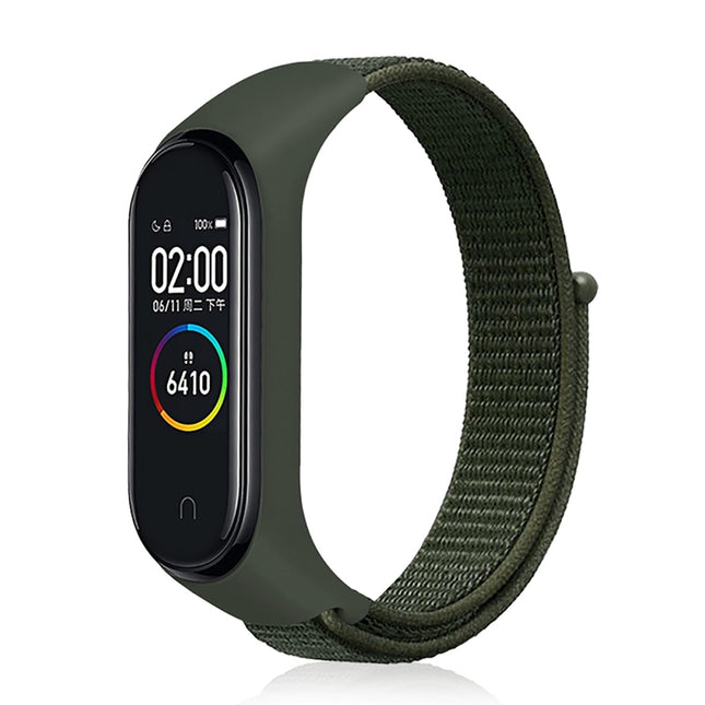 Correa de nailon tejida para reloj inteligente Xiaomi Mi Band 3/4