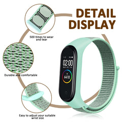 Smart Watch Nylon Woven Watch Band for Xiaomi Mi Band 3 / 4