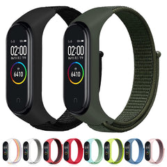 Smart Watch Nylon Woven Watch Band for Xiaomi Mi Band 3 / 4