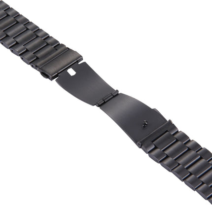 For Fitbit Blaze Smart Watch Butterfly Buckle 3 Beads Stainless Steel Watchband