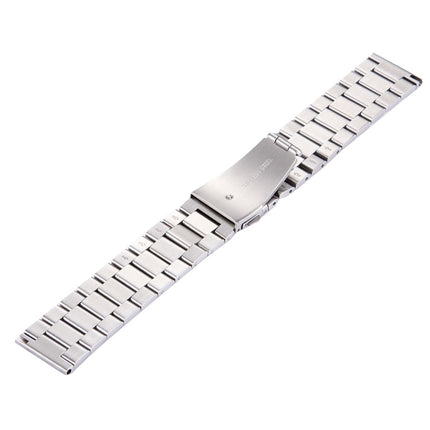 For Fitbit Blaze Smart Watch Butterfly Buckle 3 Beads Stainless Steel Watchband
