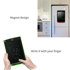 Portable 8.5 inch LCD Writing Tablet Drawing Graffiti Electronic Handwriting Pad Message Graphics Board Draft Paper with Writing Pen, 8.5 inch Black, 8.5 inch Green, 8.5 inch Blue, 8.5 inch Red, 8.5 inch White