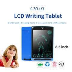 Portable 8.5 inch LCD Writing Tablet Drawing Graffiti Electronic Handwriting Pad Message Graphics Board Draft Paper with Writing Pen, 8.5 inch Black, 8.5 inch Green, 8.5 inch Blue, 8.5 inch Red, 8.5 inch White