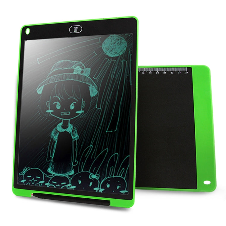 Tableta de escritura LCD portátil de 12 pulgadas, tablero electrónico para dibujar grafitis, escritura a mano, mensajes, gráficos, papel borrador con bolígrafo, 12 pulgadas verde, 12 pulgadas azul, 12 pulgadas rojo, 12 pulgadas blanco, 12 pulgadas negro